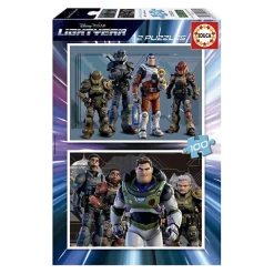 Educa Borrás - Lightyear - Pack 2 puzzles 100 piezas