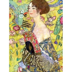 educa borrás - Puzzle Adultos Retrato de Adele Gustav Klimt 1000 Piezas ㅤ