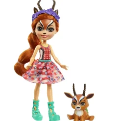 Enchantimals - Gabriela Gazelle y Racer - Pack muñeca y mascota