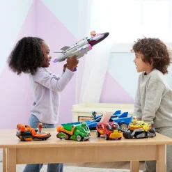 Energía - Patrulla Canina - Camión de bomberos de juguete con figura de acción de Marshall, luces y sonidos ㅤ