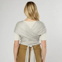 Ergobaby - Fular Aura rayas grises