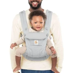 Ergobaby - Mochila portabebé Omni Dream gris perla