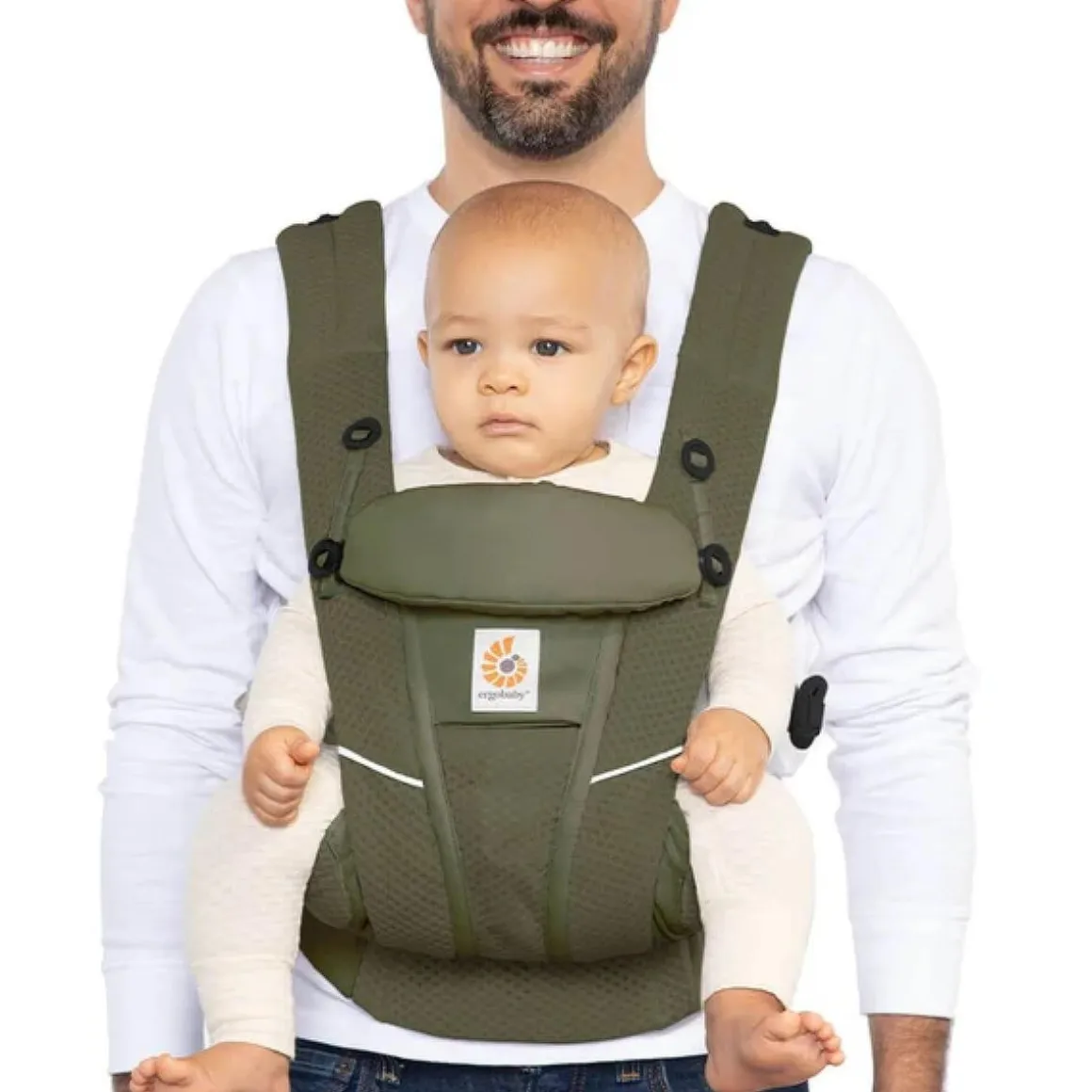 Ergobaby - Mochila Porteo Omni Breeze Verde