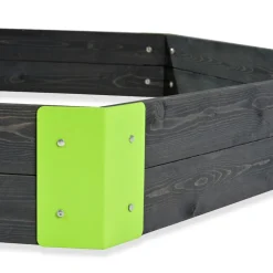 Exit - Arenero de madera Aksent Hexágono 200 x 170 cm