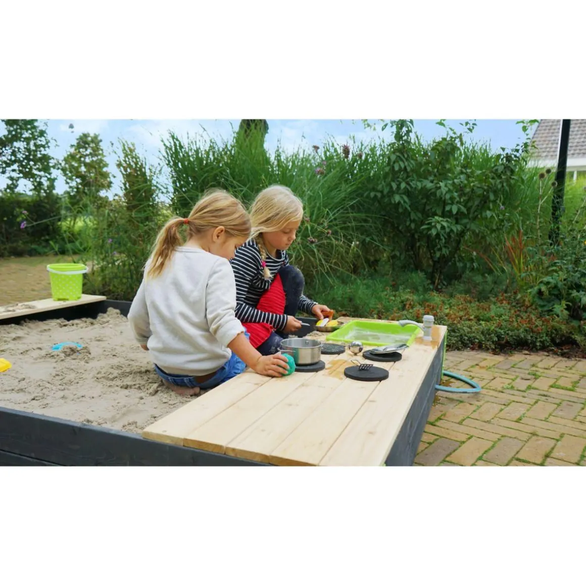 Exit - Arenero de madera Aksent 200 x 140 cm