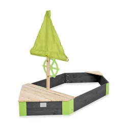 Exit - Arenero de madera Aksent Velero 190 x 90 cm