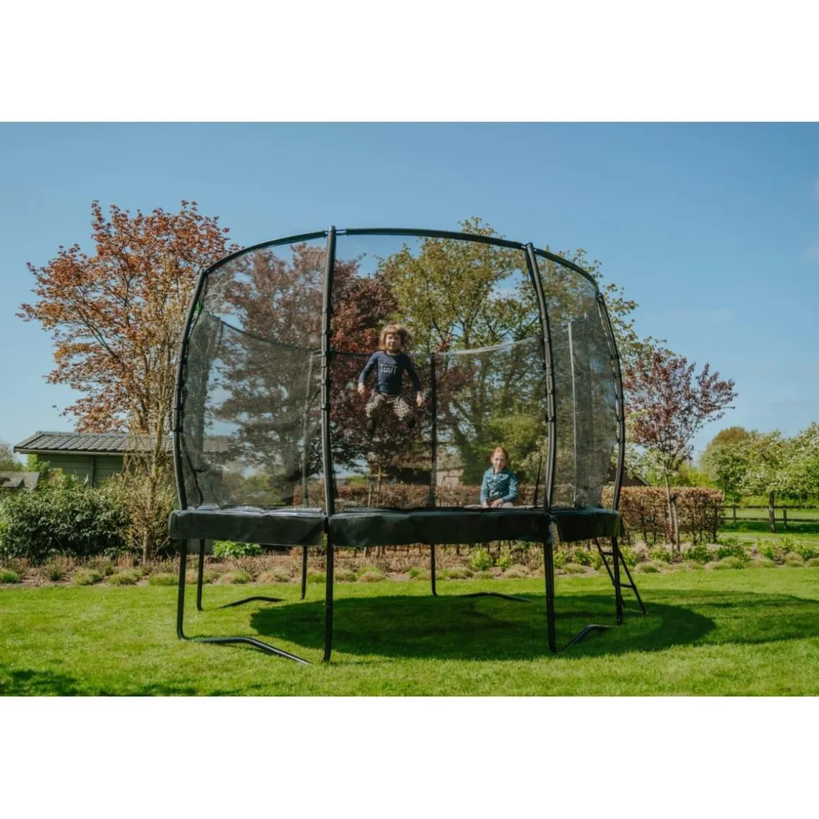 Exit - Cama elástica Allure Premium 427 cm negro