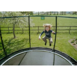 Exit - Cama elástica Allure Premium 427 cm negro