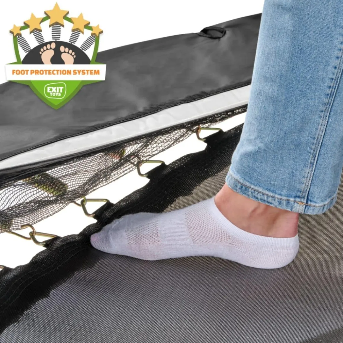 Exit - Cama elástica Allure Premium 305 cm negro