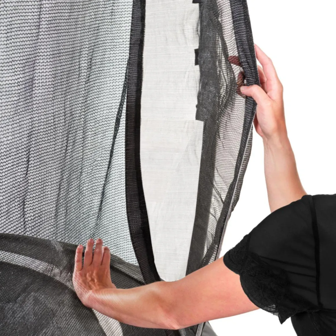 Exit - Cama elástica Allure Premium 253 cm negro