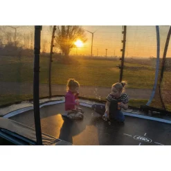 Exit - Cama elástica Allure Classic 244 x 427 cm verde