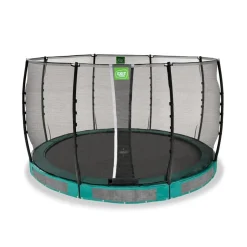 Exit - Cama elástica de suelo Allure Classic 366 cm verde