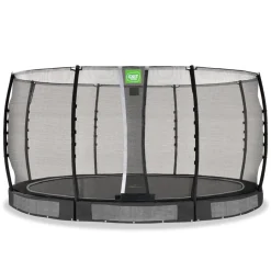 Exit - Cama elástica de suelo Allure Classic 427 cm negro