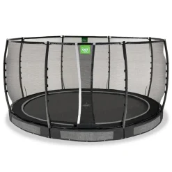 Exit - Cama elástica de suelo Allure Premium 427 cm negro