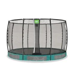 Exit - Cama elástica de suelo Allure Premium 366 cm verde