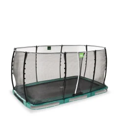 Exit - Cama elástica de suelo Allure Classic 244 x 427 cm verde