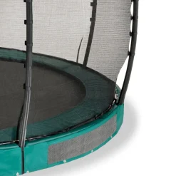 Exit - Cama elástica de suelo Allure Premium 427 cm verde