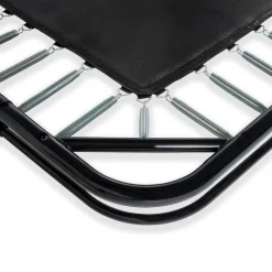 Exit - Cama elástica de suelo Dynamic 275 x 458 cm negro con red de seguridad