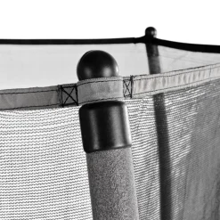 Exit - Cama elástica Junior Tiggy negro/gris con red de seguridad