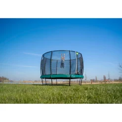 Exit - Cama elástica Lotus Premium 427 cm verde