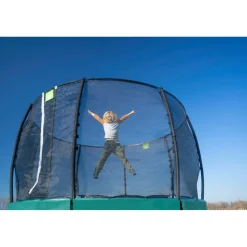 Exit - Cama elástica Lotus Premium 366 cm negro