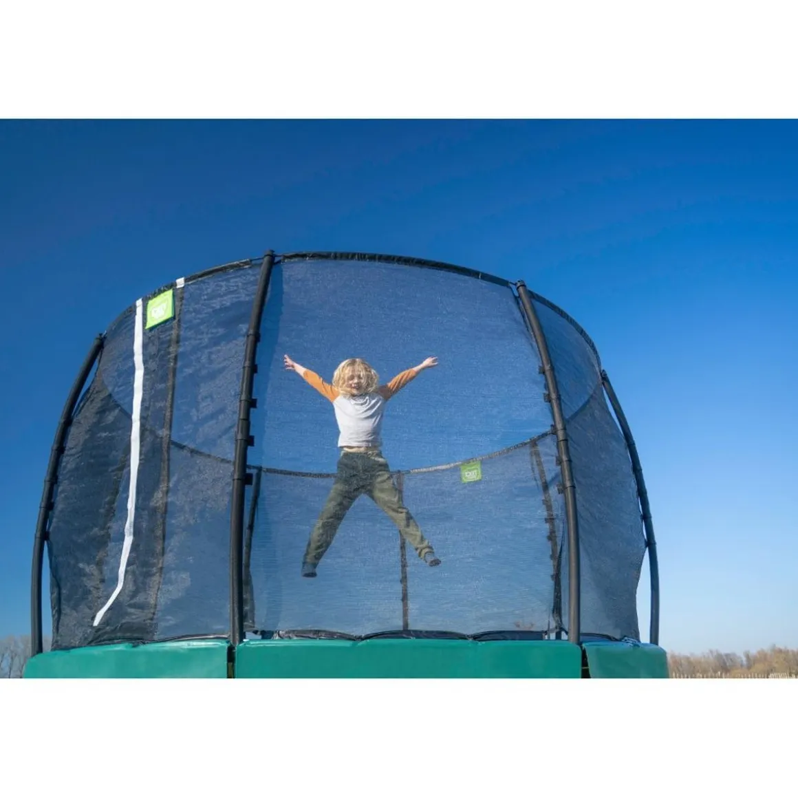 Exit - Cama elástica Lotus Classic 427 cm verde