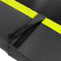 Exit - Cama elástica redonda con acolchado negro 244 cm