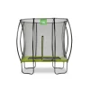 Exit - Cama elástica Silhouette rectangular verde 153 cm