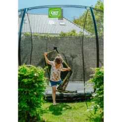 Exit - Cama elástica Silhouette redonda de suelo 366 cm