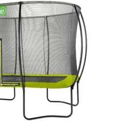 Exit - Cama elástica Silhouette rectangular verde 214 cm