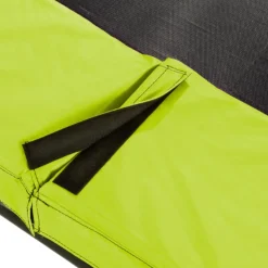 Exit - Cama elástica Silhouette rectangular verde 214 cm