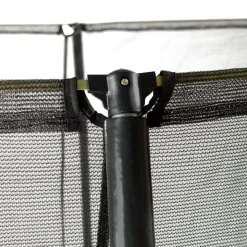 Exit - Cama elástica Silhouette rectangular de suelo verde 214 cm