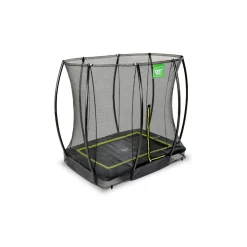 Exit - Cama elástica Silhouette rectangular de suelo 153 cm