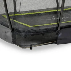 Exit - Cama elástica Silhouette rectangular de suelo 153 cm