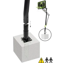 Exit - Canasta de baloncesto Galaxy para suelo