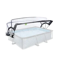 EXIT - Cúpula de piscina rectangular 220 cm