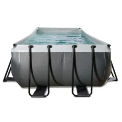 Exit - Piscina Black Leather 540 x 250 x 122 cm con filtro de arena