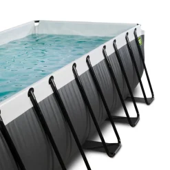 Exit - Piscina Black Leather 540 x 250 x 122 cm con filtro de arena