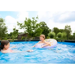 EXIT - Piscina Stone redonda con bomba de filtro 360 cm