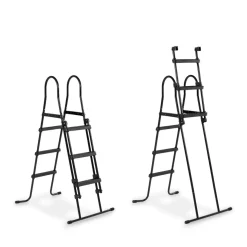 Exit - Piscina Wood efecto madera 400 x 200 x 100 cm con filtro de arena, cúpula y bomba de calor