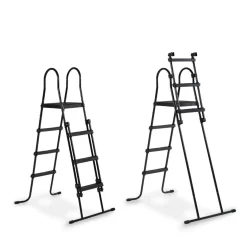 Exit - Piscina Wood efecto madera 400 x 200 x 122 cm con filtro de cartucho