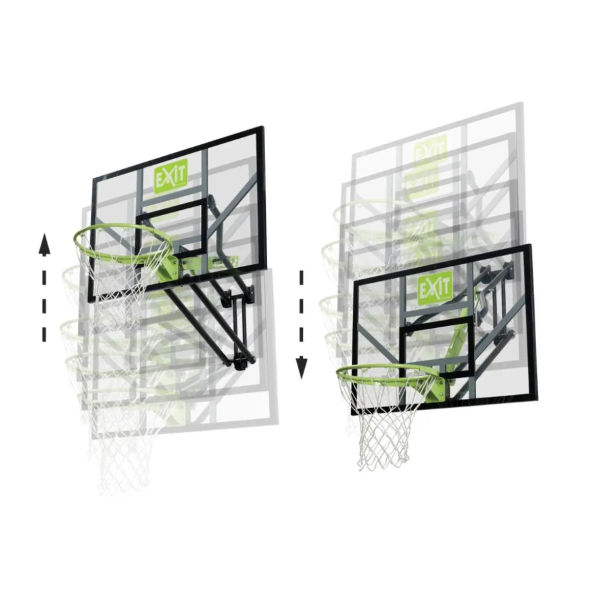 Exit - Tablero de baloncesto Galaxy transparente para pared