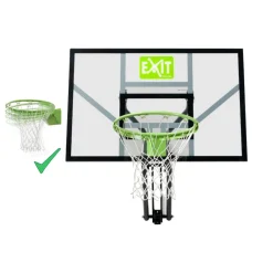 Exit - Tablero de baloncesto Galaxy transparente para pared con aro para mates