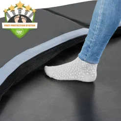 Exit - Trampolín deportivo de suelo Dynamic 305 cm negro