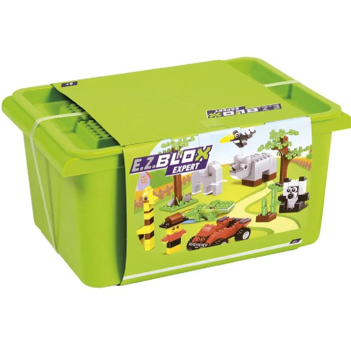 EZ Blox - Barril con piezas