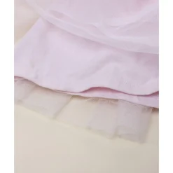 Falda de tul rosa niña