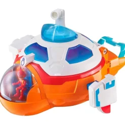 Famosa - Set de Juego 3 en 1 - Cuartel General, Submarino, Barco y Aeronave con Moto de Juguete ㅤ