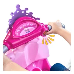 Feber - Moto infantil eléctrica rosa de 3 ruedas - Scooty Little Princess