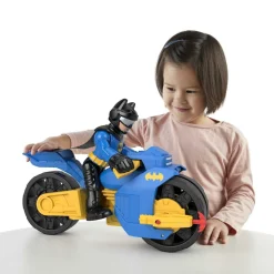 Fisher Price - Batman - Vehículo de juguete Imaginext DC Super Friends Batman con Moto XL ㅤ