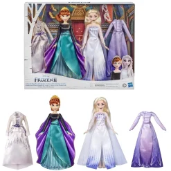 Frozen - Pack muñecas Elsa y Anna moda real